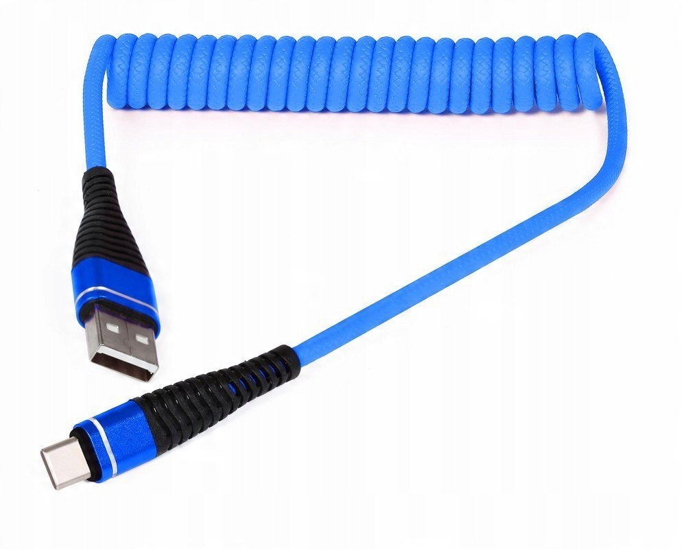 

Przewód Typ C Usb 1M Rozciągany Sprężyna Spiralny