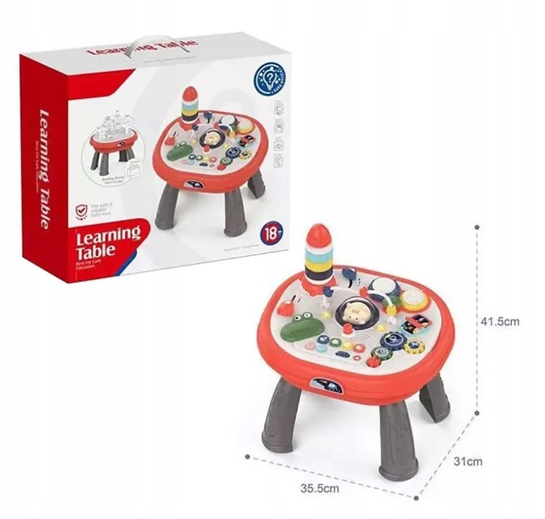 Kolorowy stolik edukacyjny interaktywny ASPECO