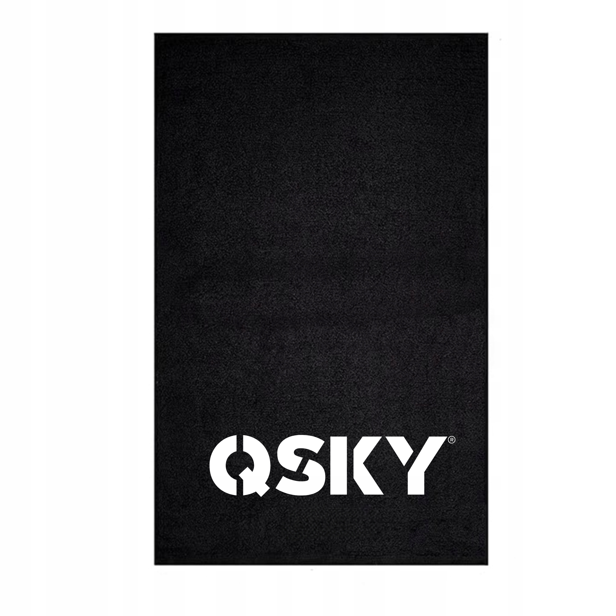 Ręcznik Sportowy Qsky Do Tenisa Stołowego 100% Bawełna Czarny 100x50 CM