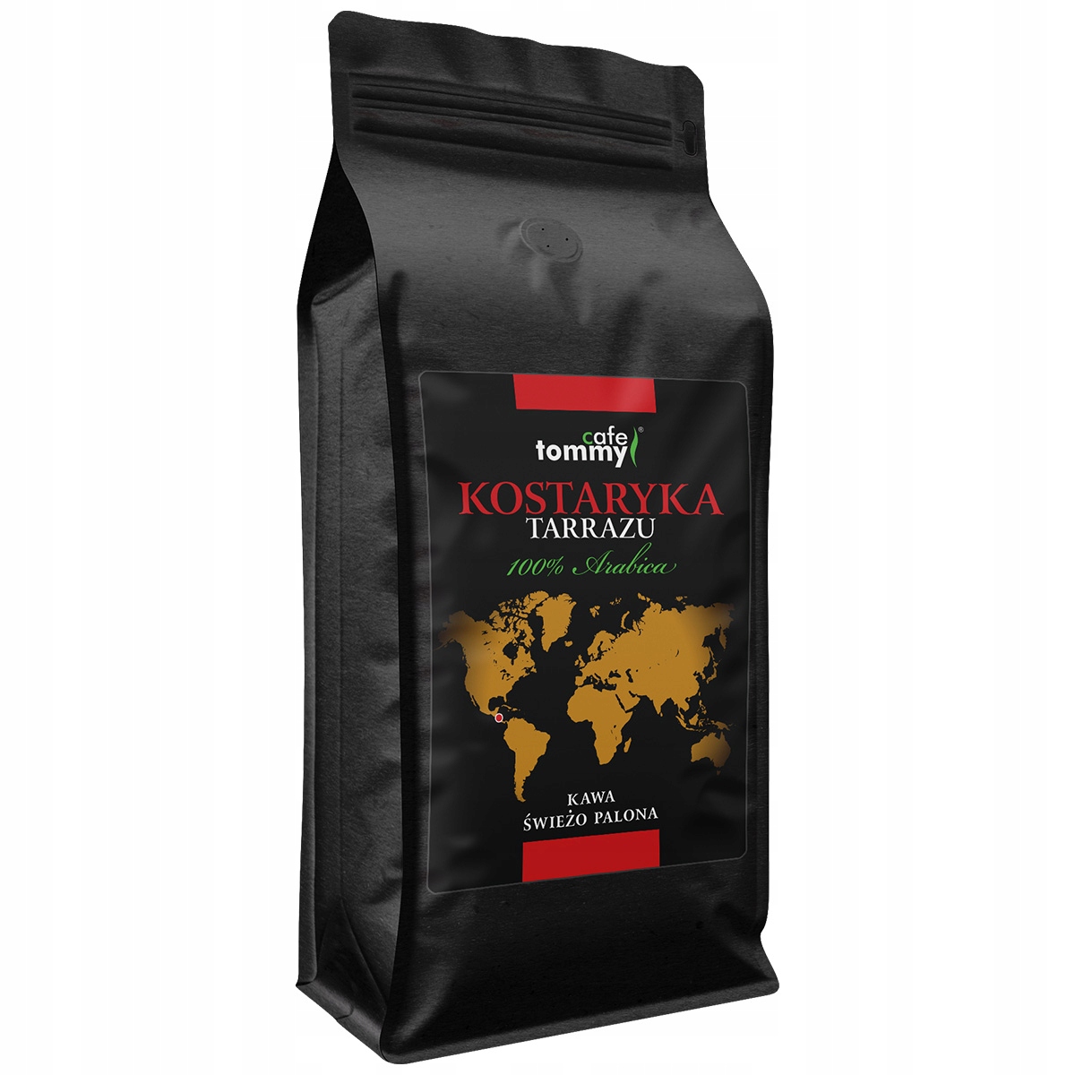 Levně Káva zrnková 1 kg 100% Arabica Čerstvě pražená Kostarika Tarazzu Tommy Cafe