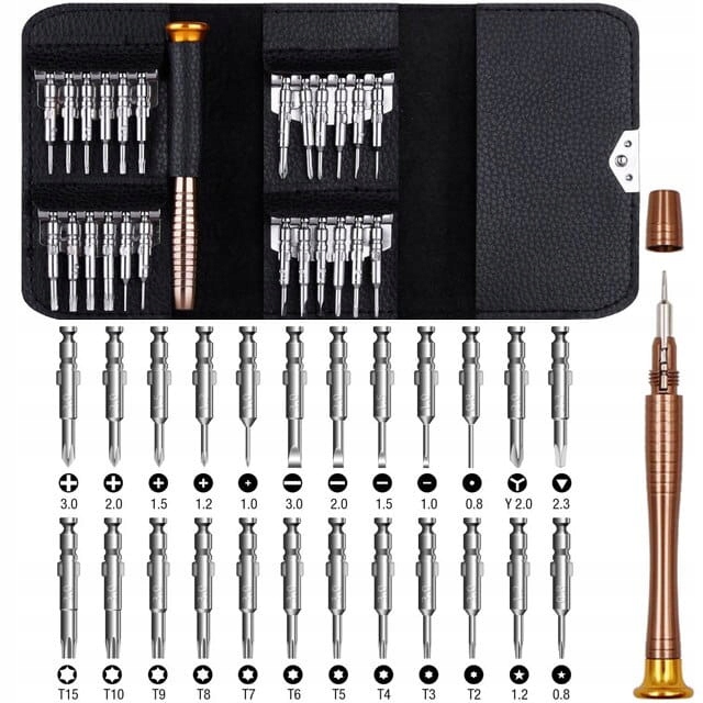 

Zestaw Precyzyjnych Śrubokrętów Gsm Tel Torx 25w1
