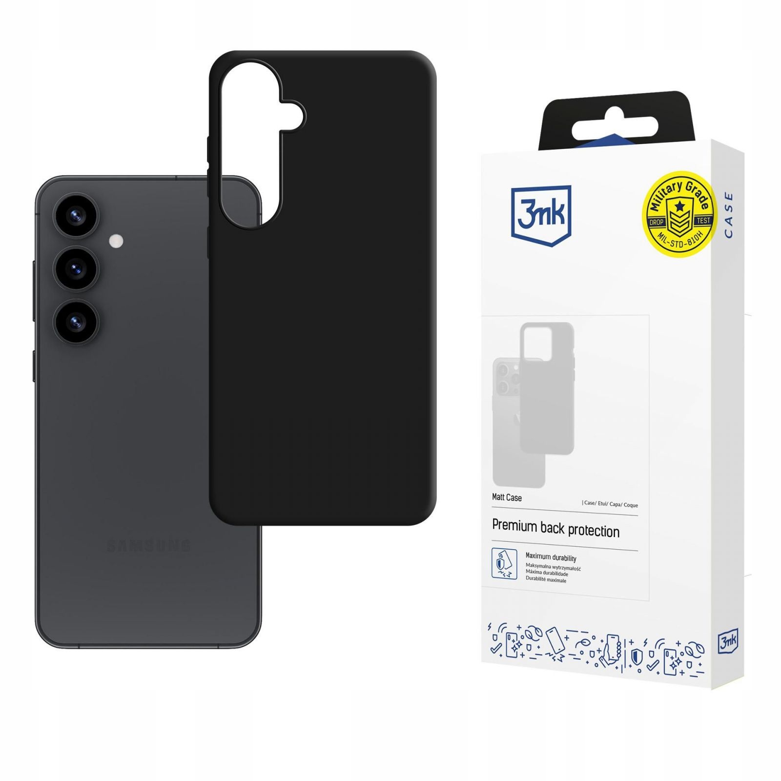 Samsung Galaxy S25+ 3MK Matt Case