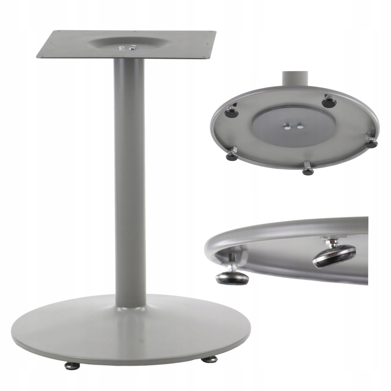 Základňa Stolíka NY-B006/72 – 57 CM, Farba Alu