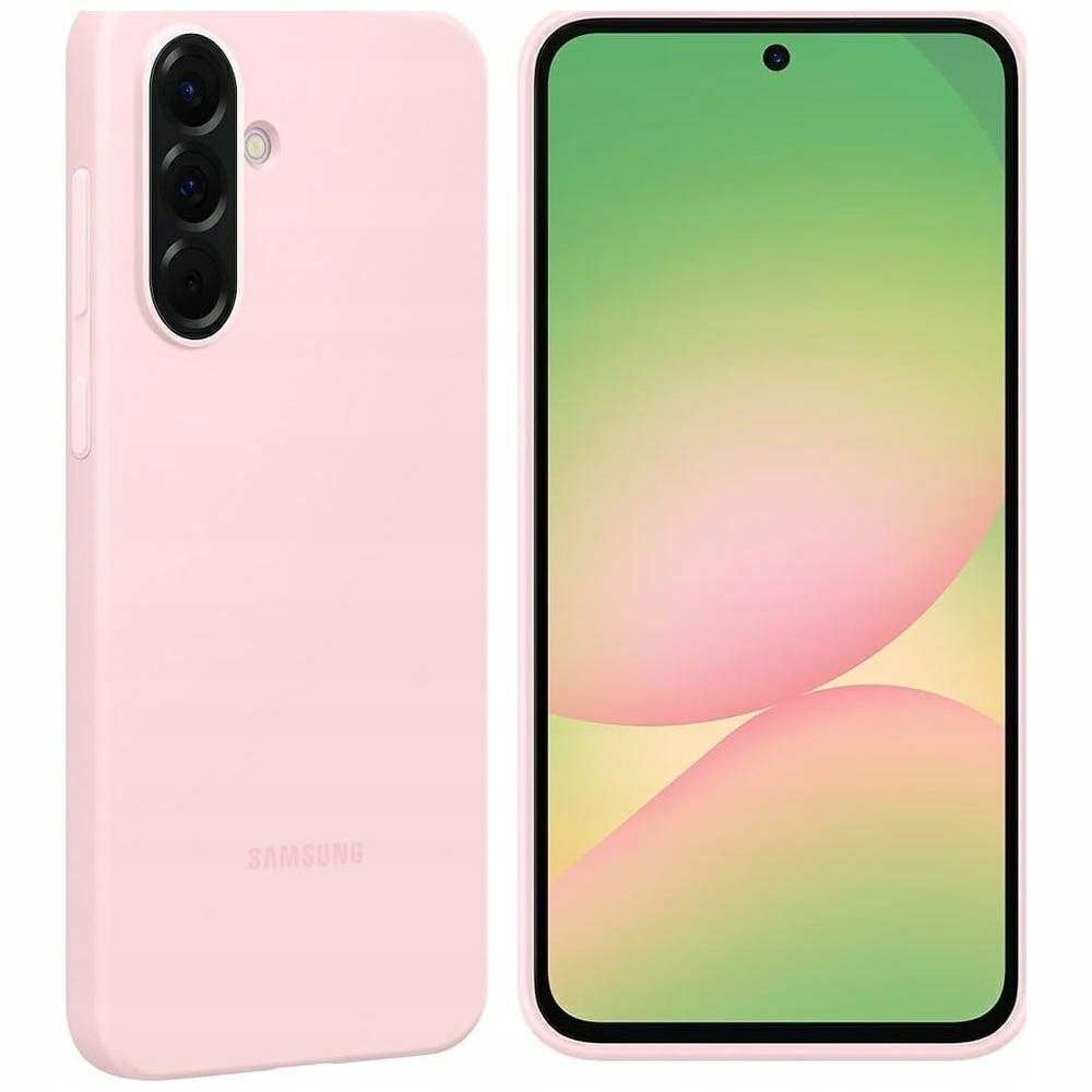 Pouzdro Samsung Silicone pro Samsung Galaxy A56 růžové