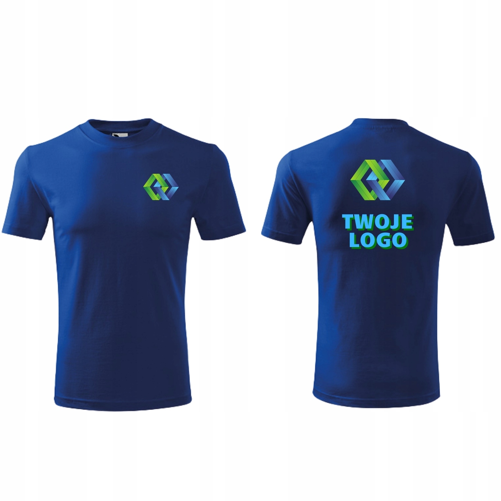 

Koszulka robocza z własnym nadrukiem logo firmy