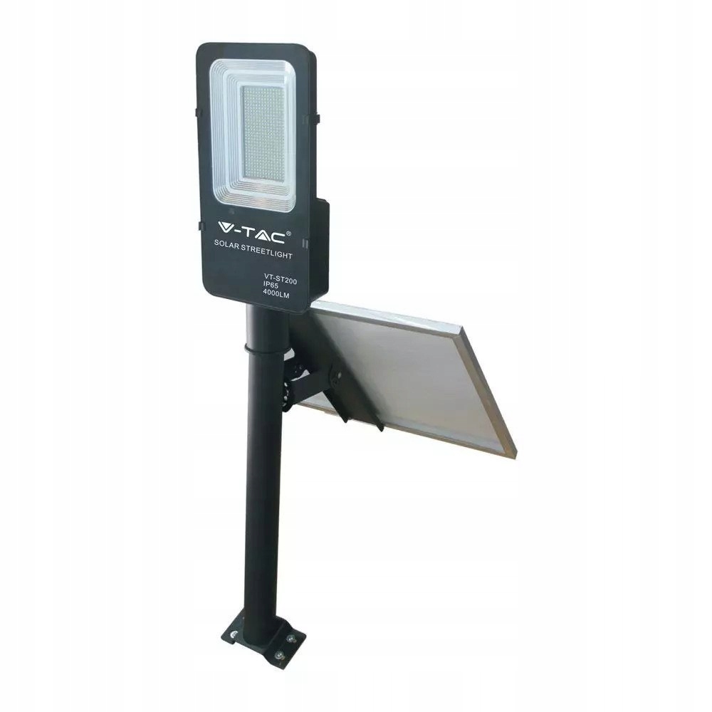 Oprawa Uliczna Solarna V-tac 50W Led IP65 VT-ST200 6000K 4000lm