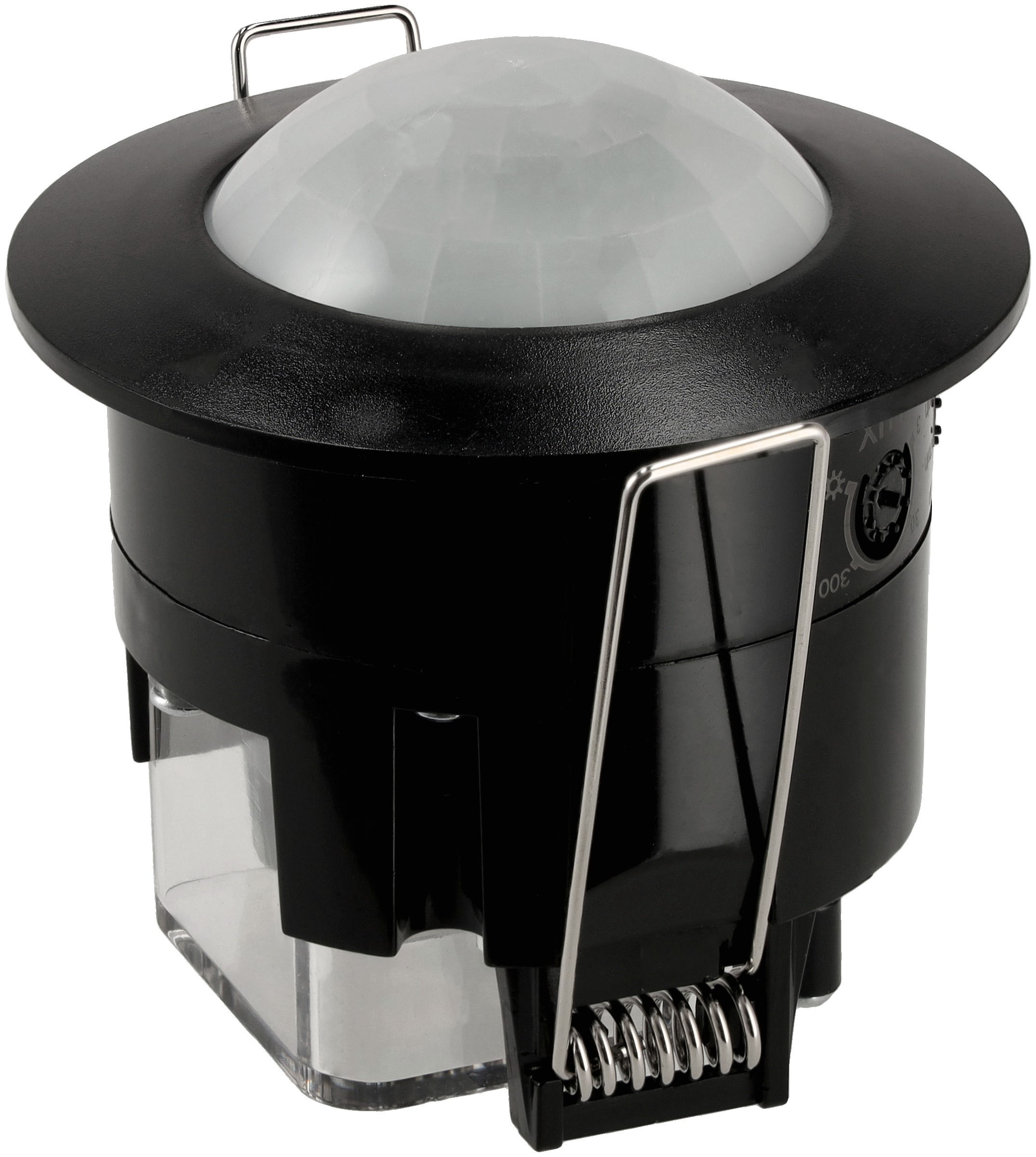 Czujnik Ruchu PIR Wpuszczany Na Podczerwień 360° Czarny Regulacja Czujka Rodzaj czujnika czujnik ruchu