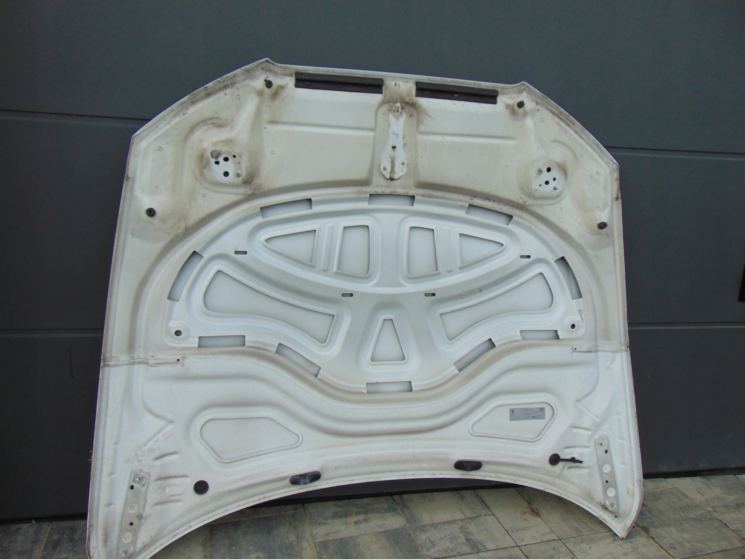 MASKA POKRYWA SILNIKA PRZEDNIA PRZÓD LS9R BIAŁA AUDI A6 C7 4G ORG.LAKIER Wersja Europejska