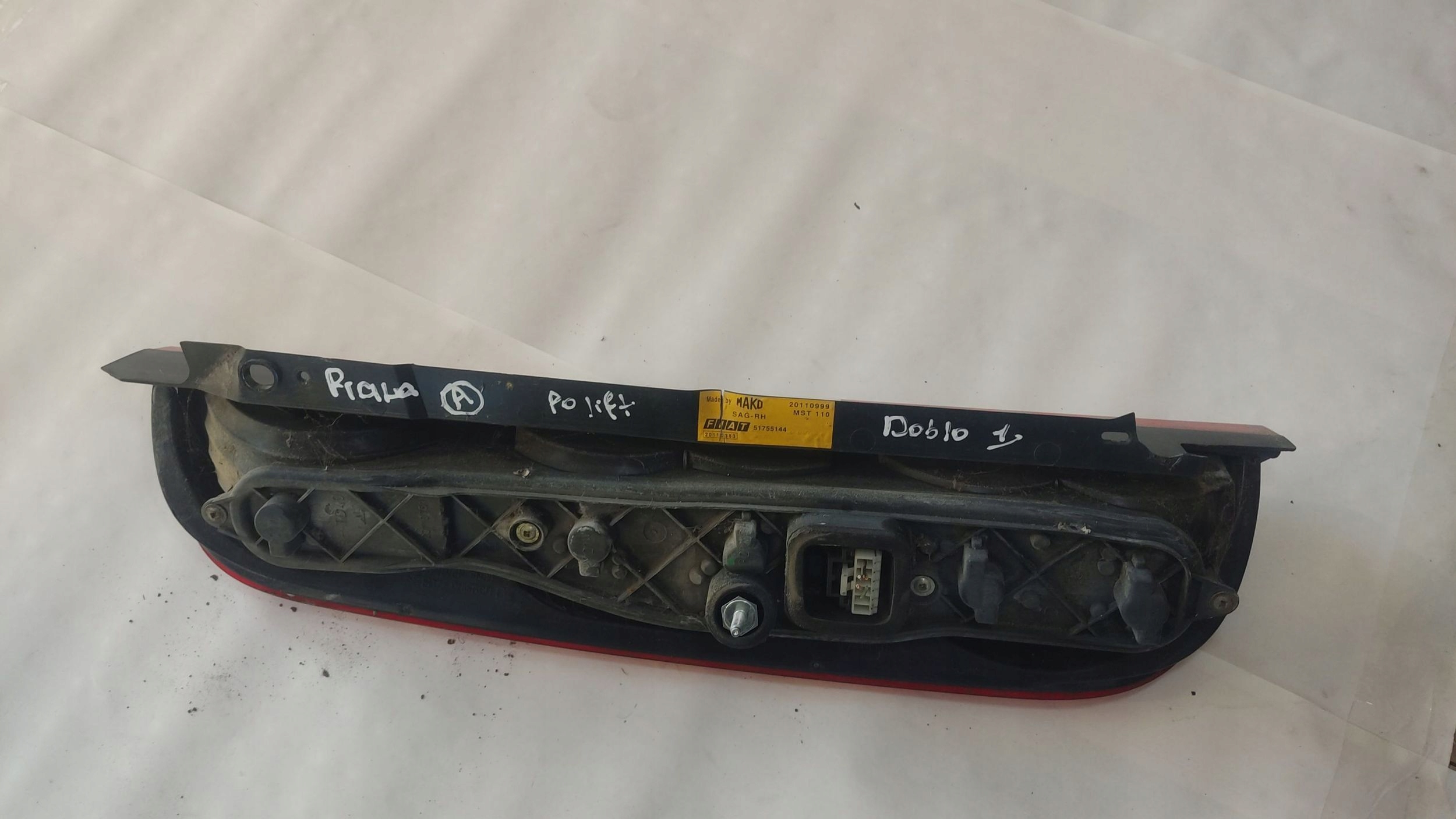 light left rear part FIAT DOBLO LIFT