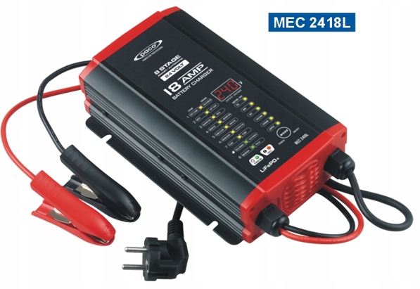 Impulsní Nabíječka Paco MEC2418L 8 Etap Tokarex Gel Agm Li-ion