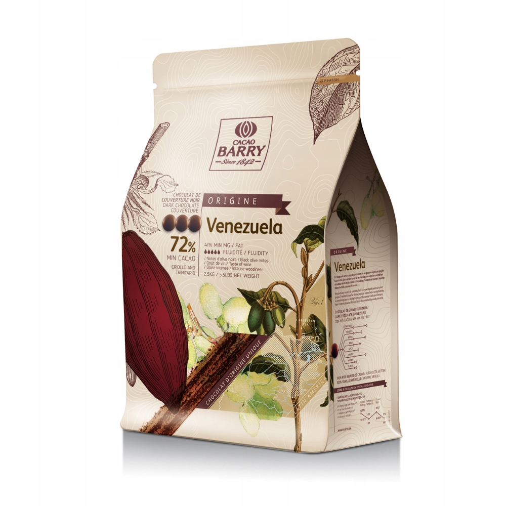 Levně Čokoláda dezertní Cacao Barry 2,5 g