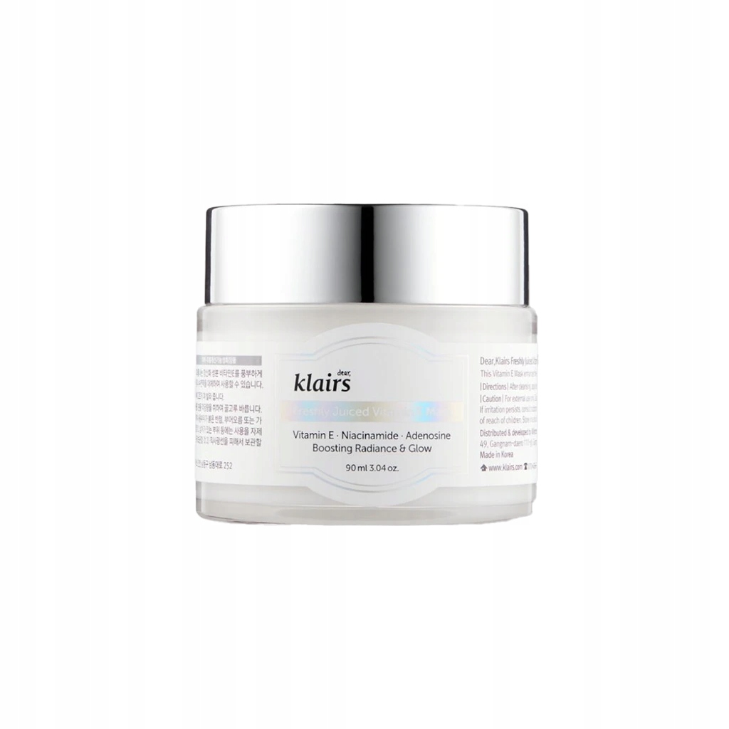 Dear Klairs Freshly Juiced Vitamin E Mask maska s vitamínem E Objem: 90 ml