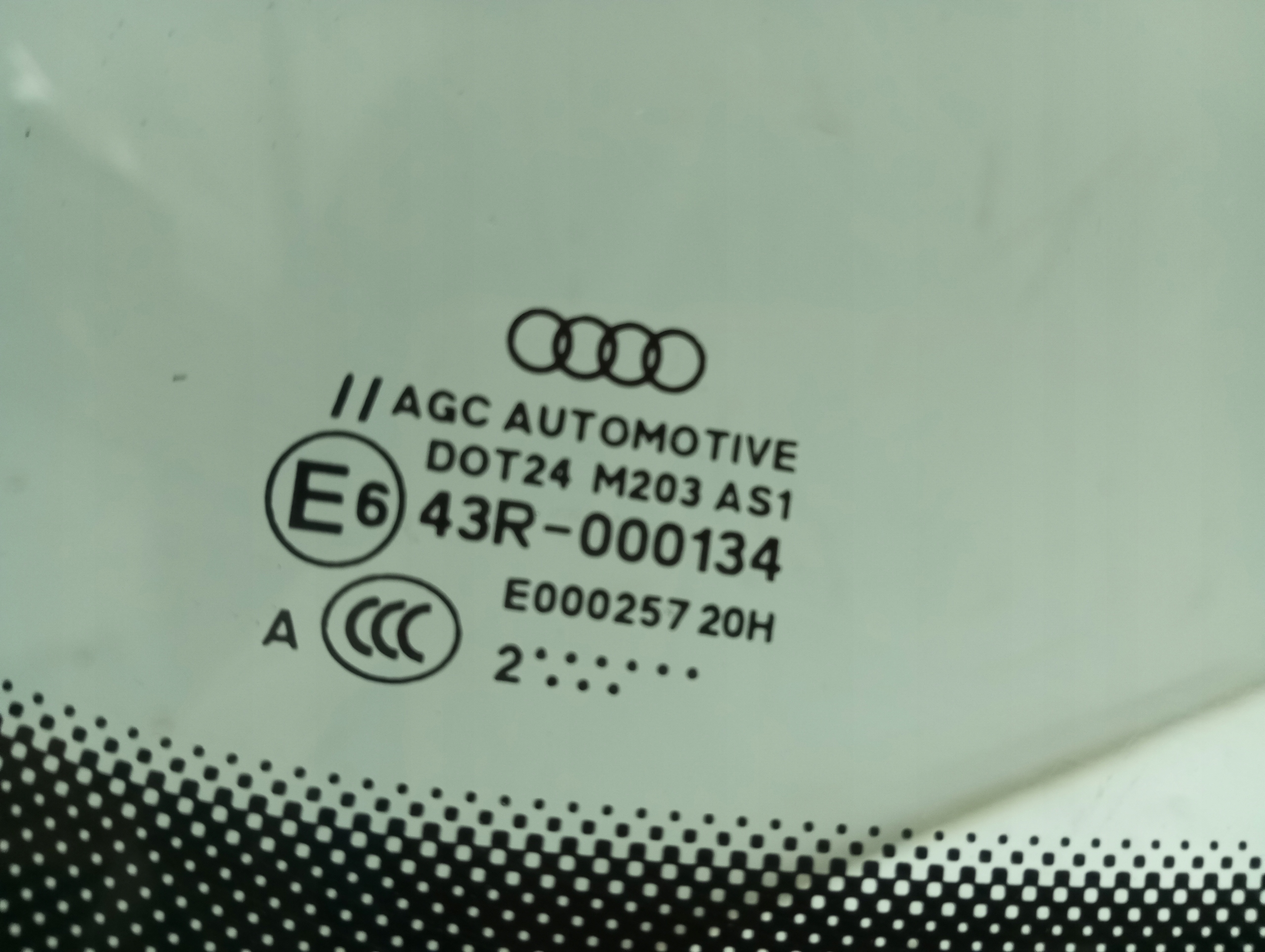 VETRO PARABREZZA AUDI A3 8V0