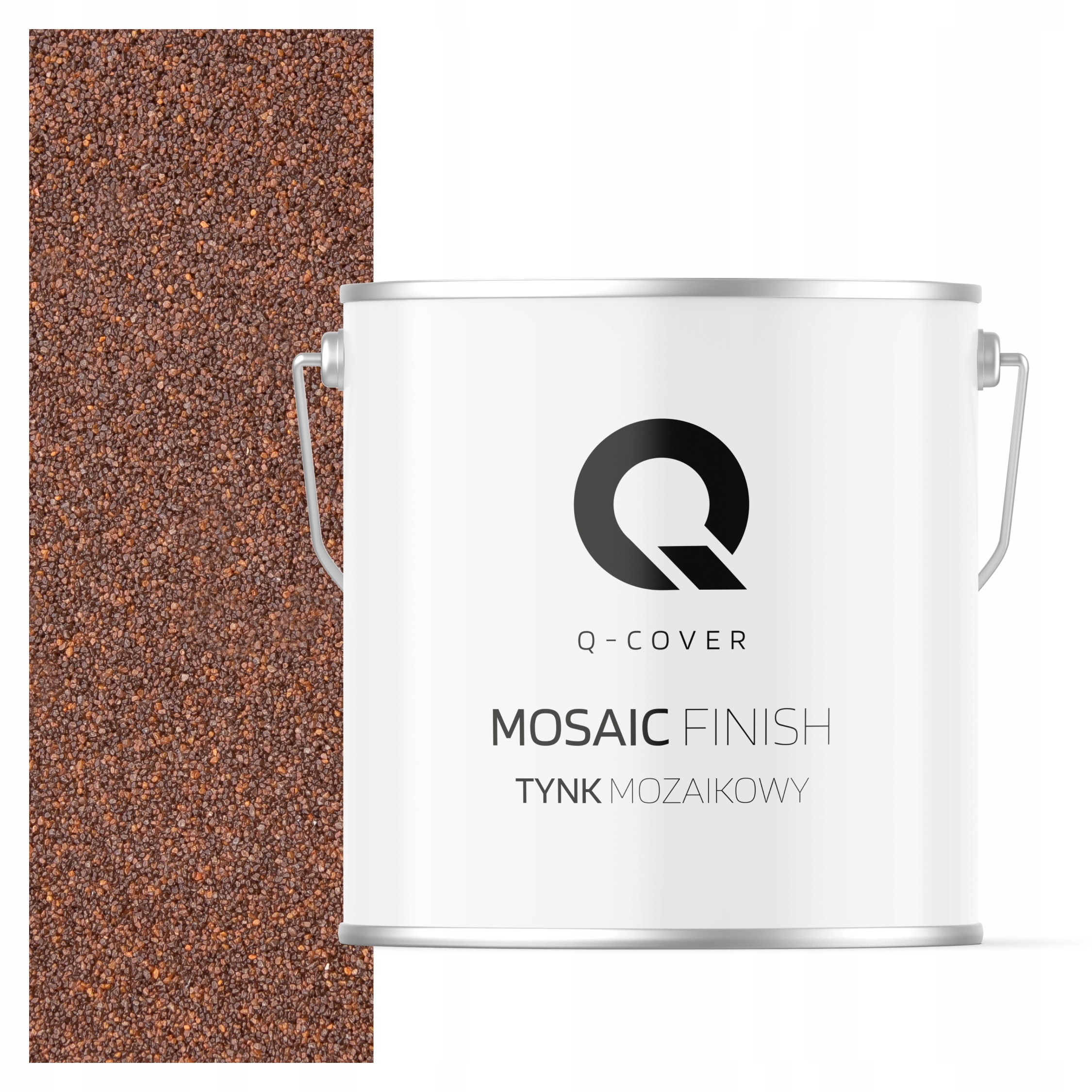 Mozaiková Omítka Mozaika 7 Kg Hnědá Tmavá M72 Ozdobná Pryskyřičná Fasáda