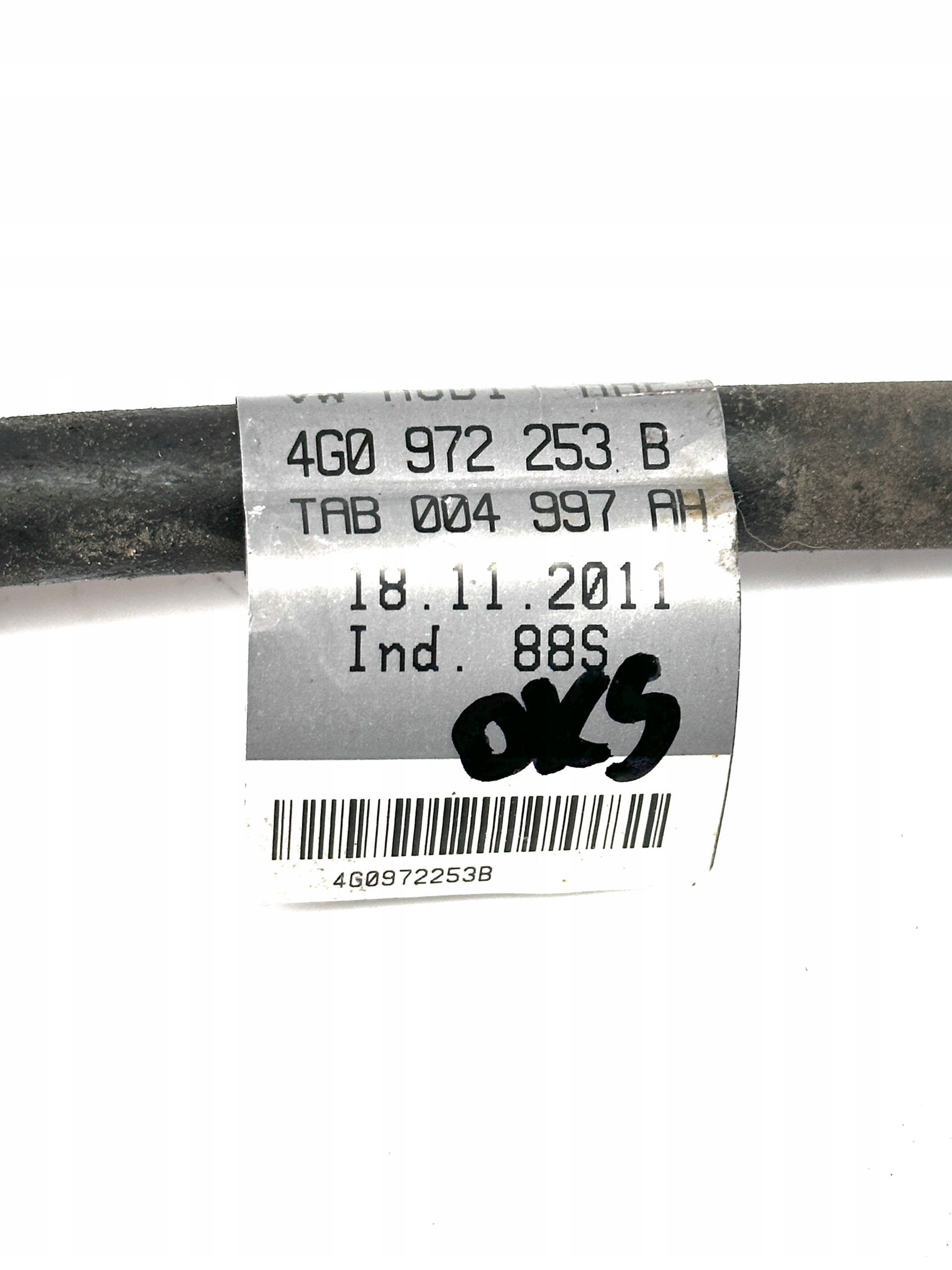 AUDI A6 S6 C7 bundle wiring wheels left rear part springing PNEUMA 4G0972253B