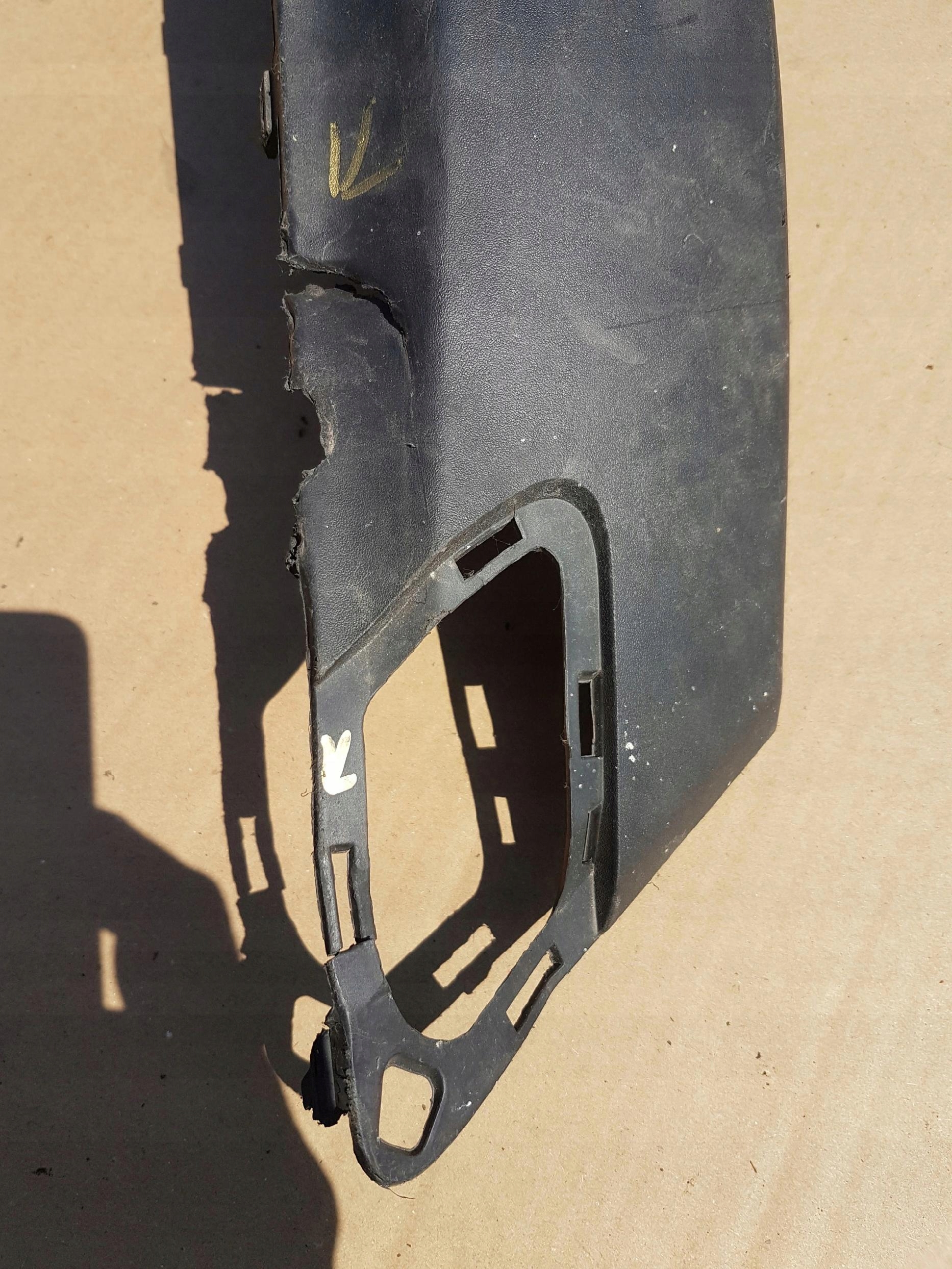 moulding of a bumper cap front OPEL CORSA D LIFT
