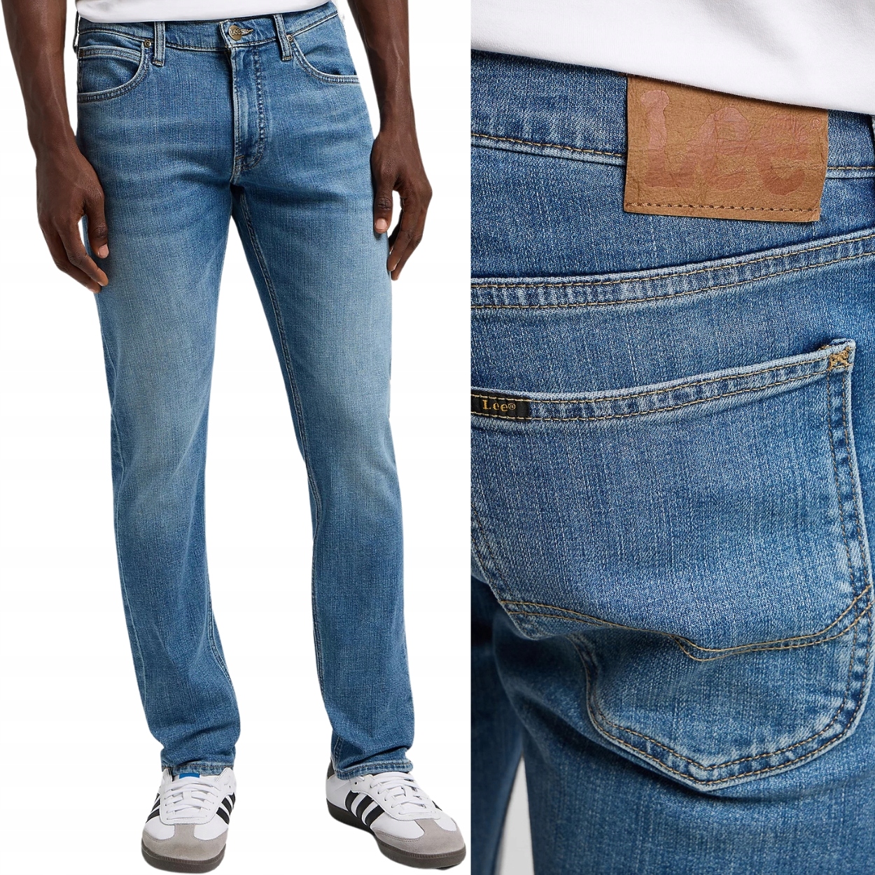 Lee Luke slim Highland silně zúžené elastické džínové kalhoty W30 L32