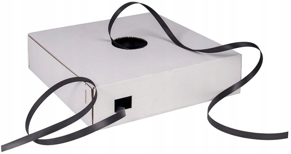 16mm/1000m Czarna Taśma Pp Do Palet Bandownica W Kartonie