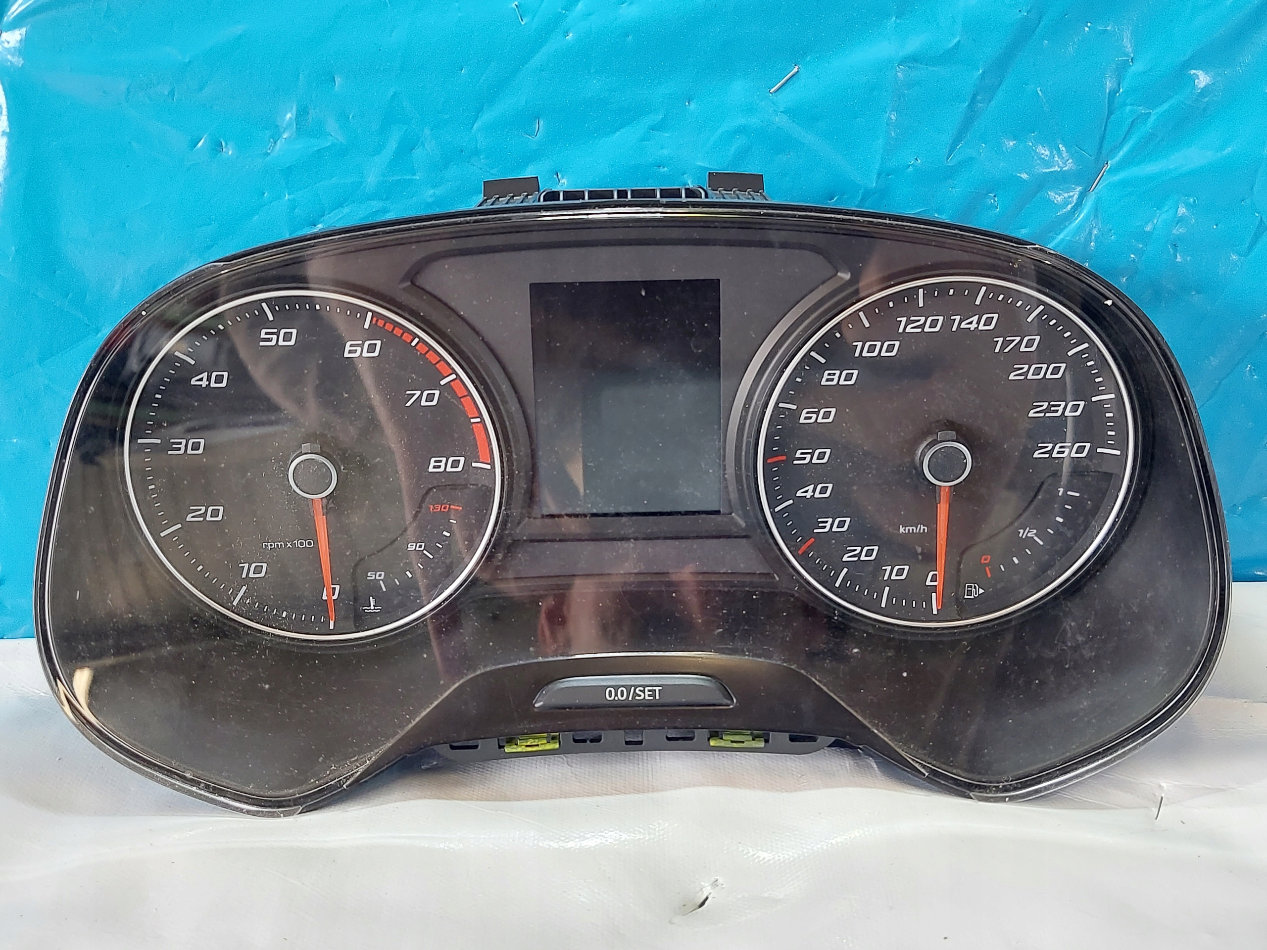 dials clock SEAT LEON 1.4 TSI 2014r 5F0920861