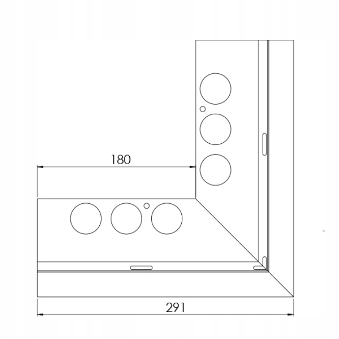 Narożnik Zewnętrzny Do Profili Okapowych DRIP Marka Profile