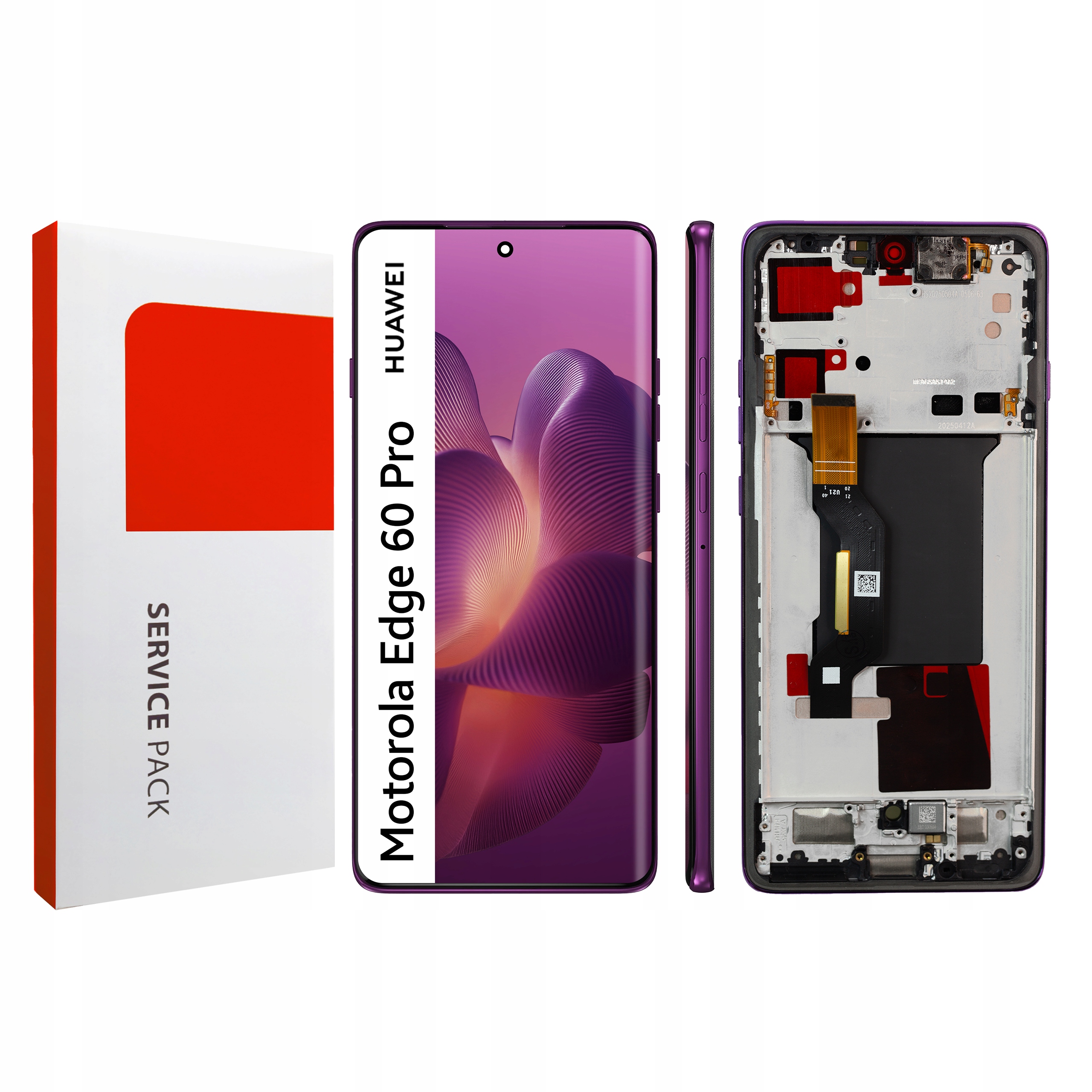 Displej s rámčekom pre Edge 60 Pro Originál Zila LCD panel