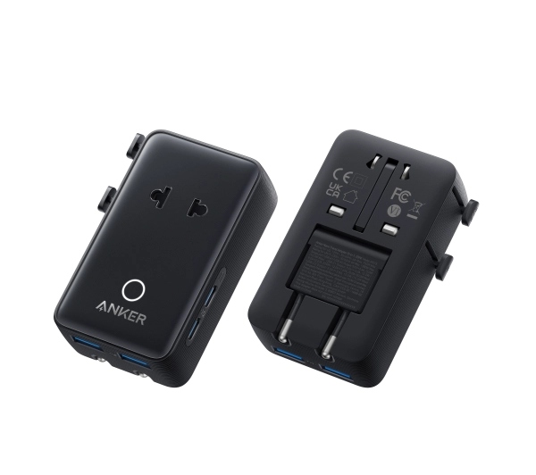 Adapter podróżny Anker Nano 5w1 (A9215H11) 20W 2x Usb-c 2x Usb-a, Czarny