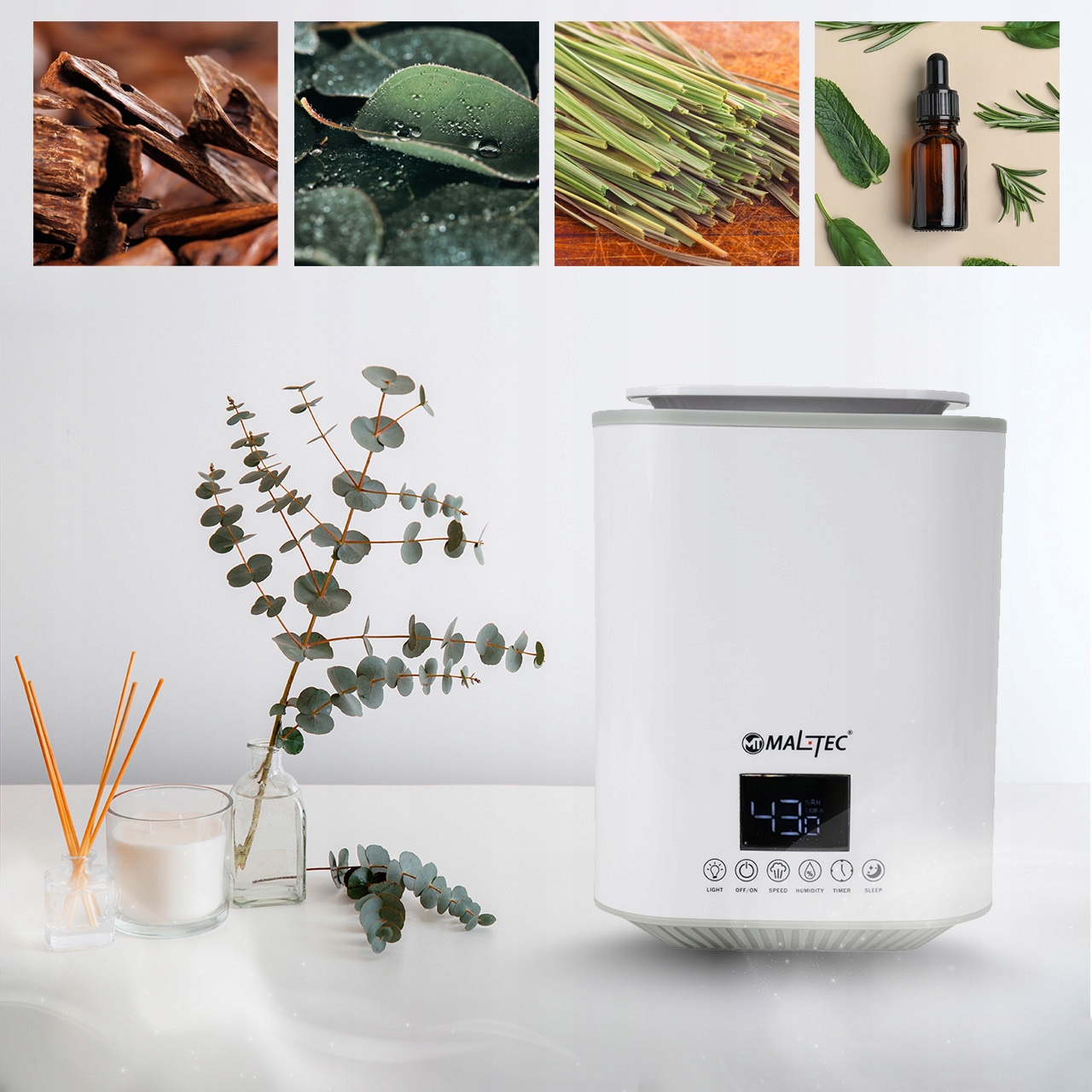 УВЛАЖНИТЕЛЬ + МАСЛА ИОНИЗАТОР ВОЗДУХА ДИФФУЗОР Модель WT-3000KW