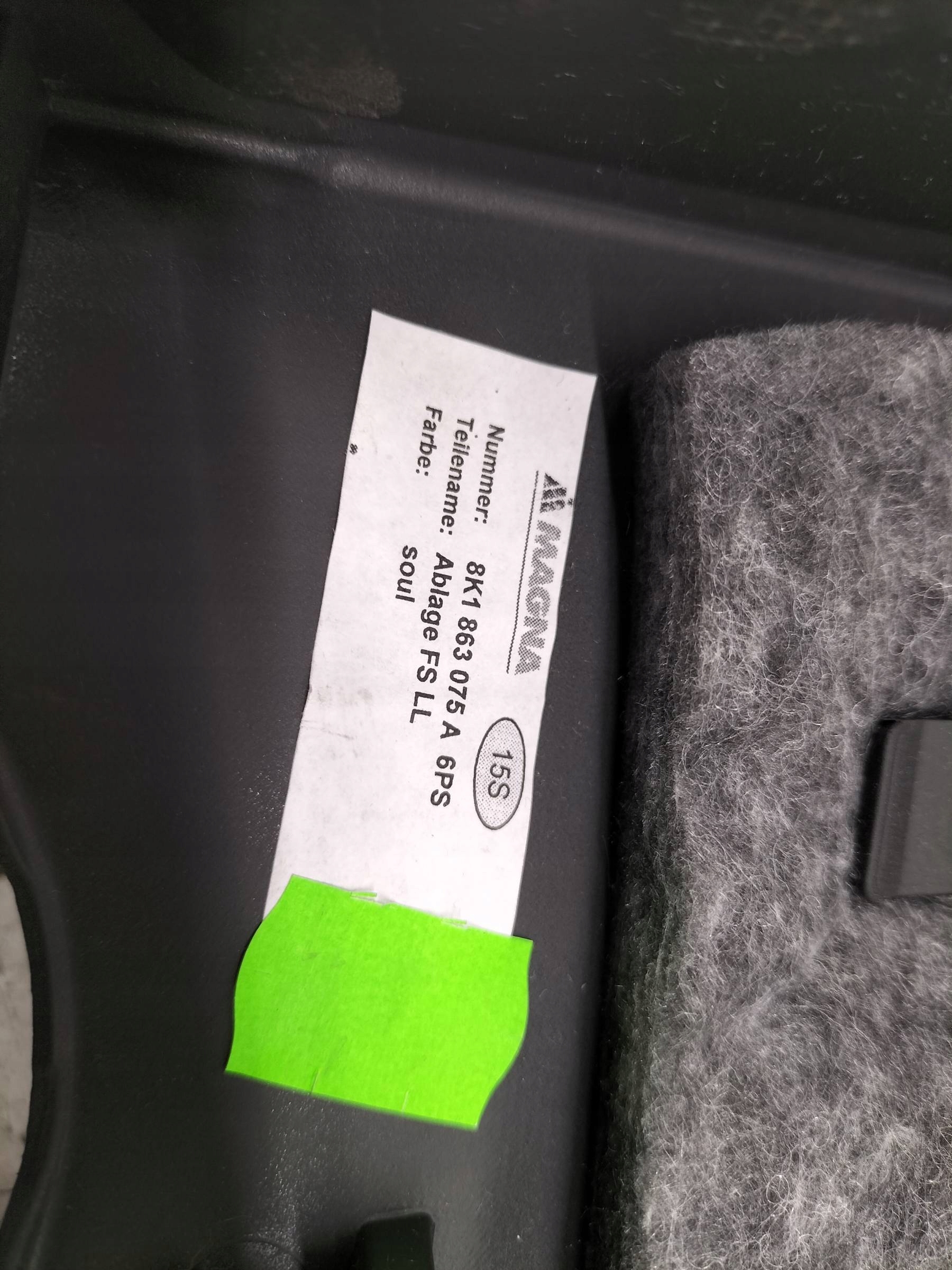 Blende Abdeckung unter Lenkrad links untere Audi A4 IV (2008-2015) B8