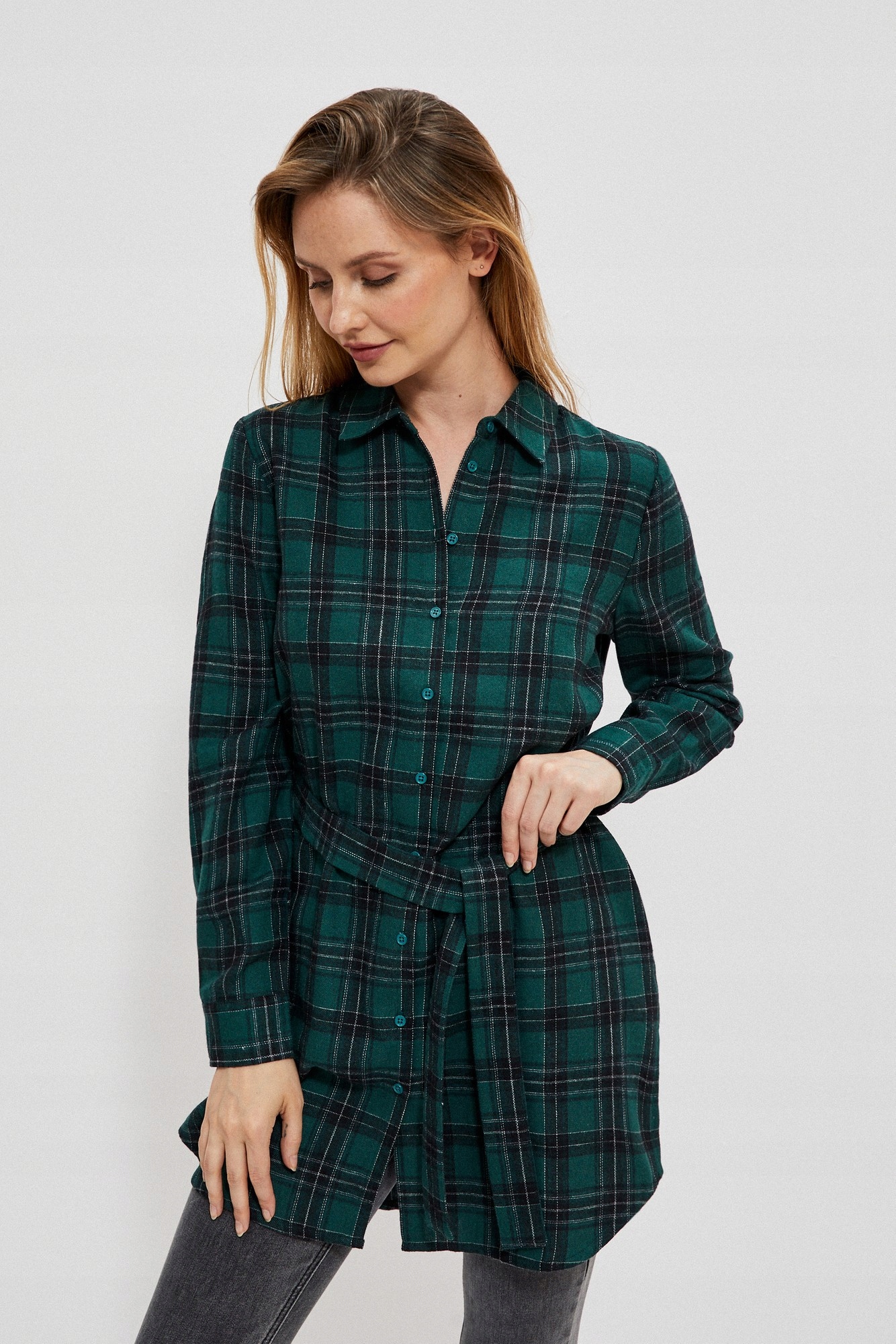 

Koszula w kratę XXL od Moodo