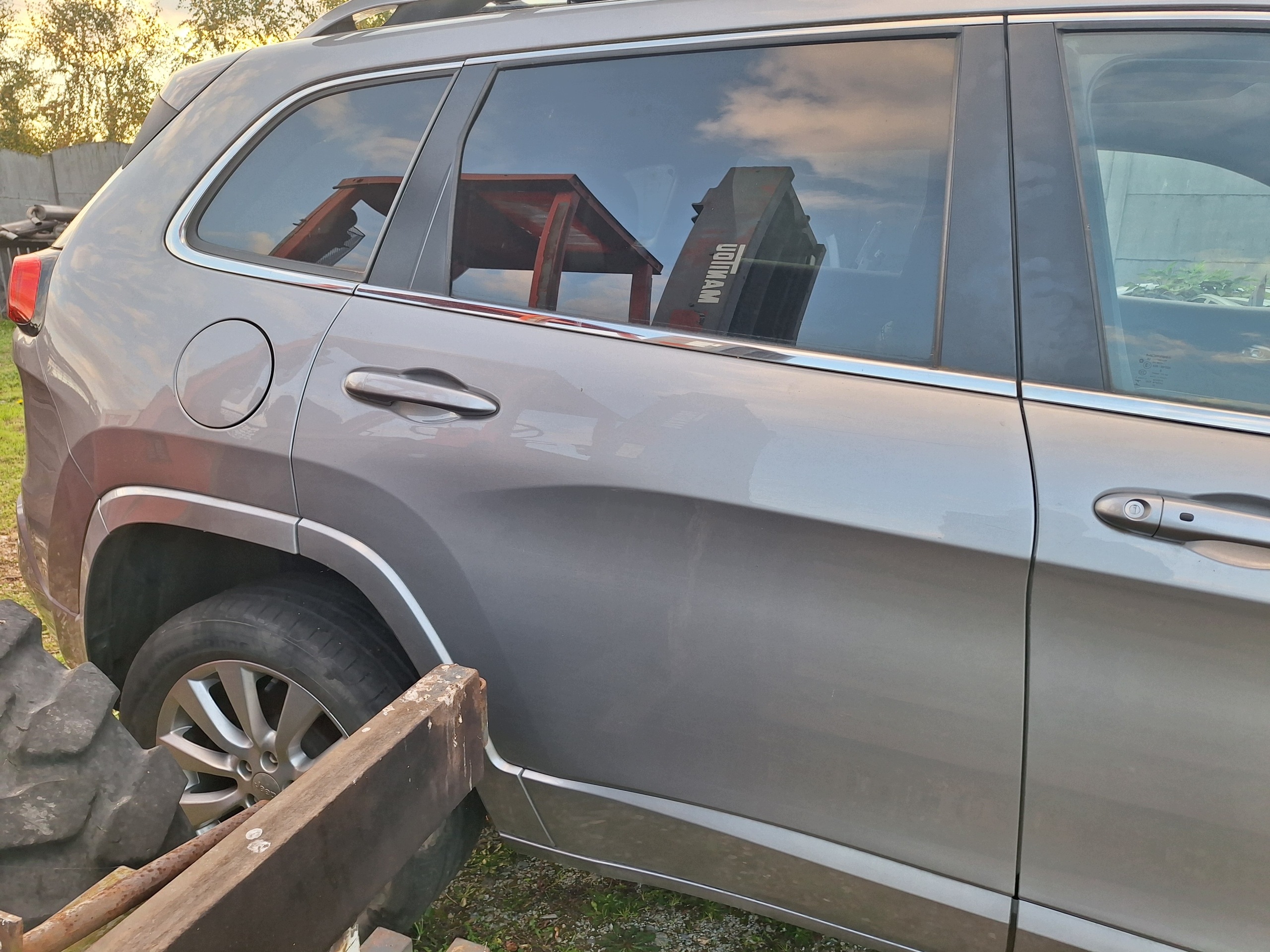 JEEP CHEROKEE V KL 14-23 door right front right rear part KOMPLET PSC JSC grey