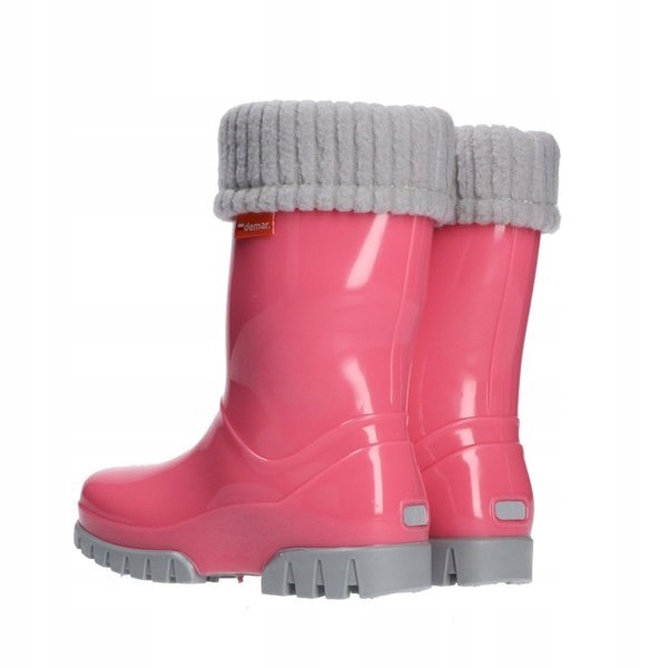 Kalosze dziecięce DEMAR gumowce ocieplane 34/35 Kod producenta Róż