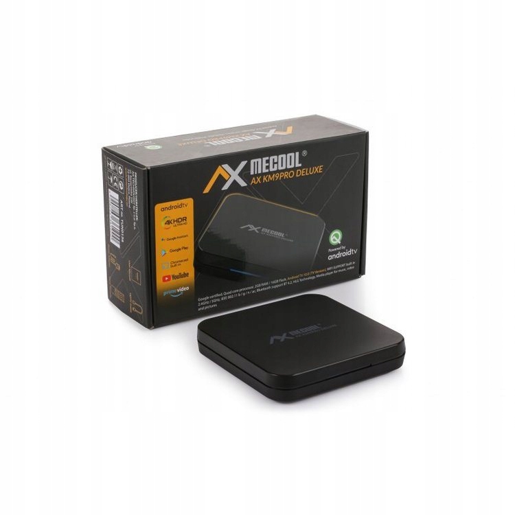 Ax Mecool KM9PRO Deluxe 4K Uhd Iptv Box