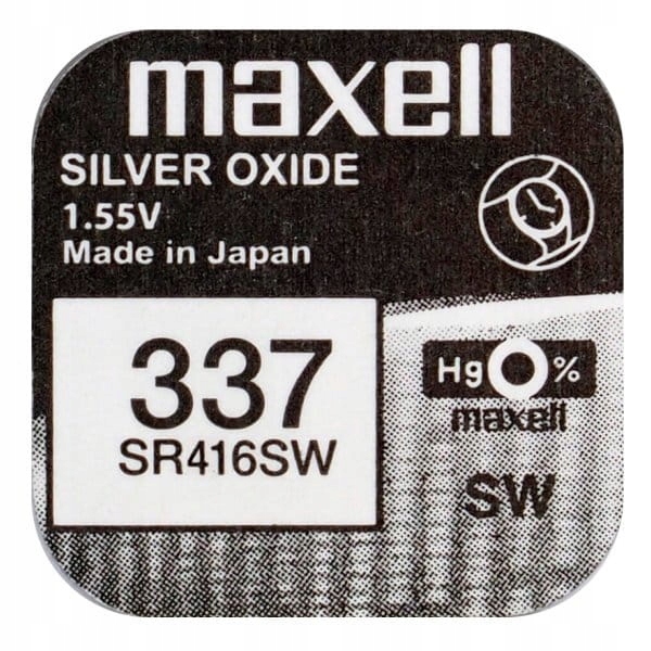 

bateria srebrowa mini Maxell 337 Sr 416 Sw