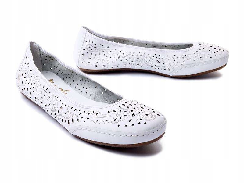 

Baleriny damskie Rieker 41460-80 white r42