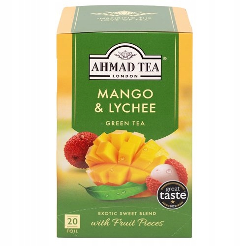 Levně Čaj Zelená Mango & Lychee 30 g Ahmad Tea