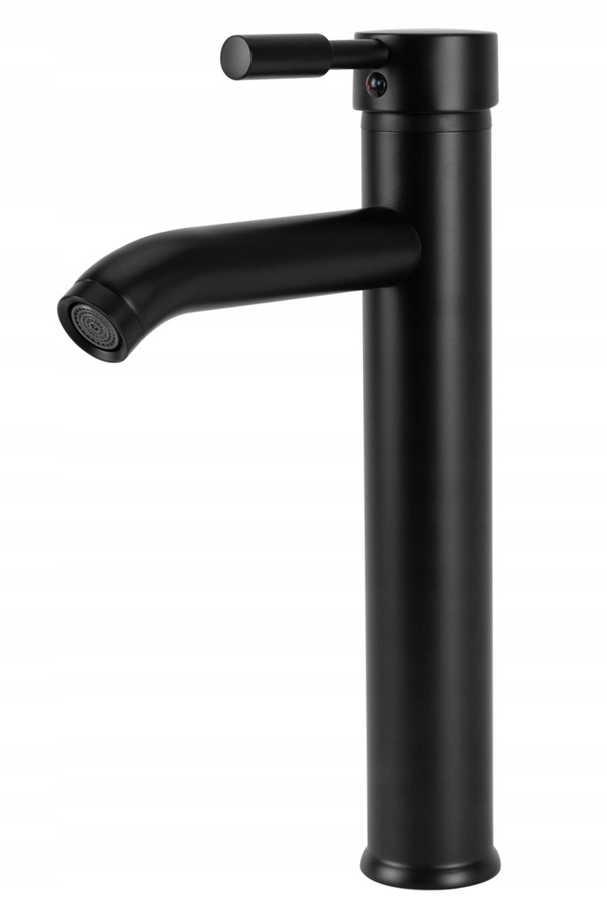 Bateria umywalkowa stojąca nablatowa wysoka czarna kran do łazienki Tepe