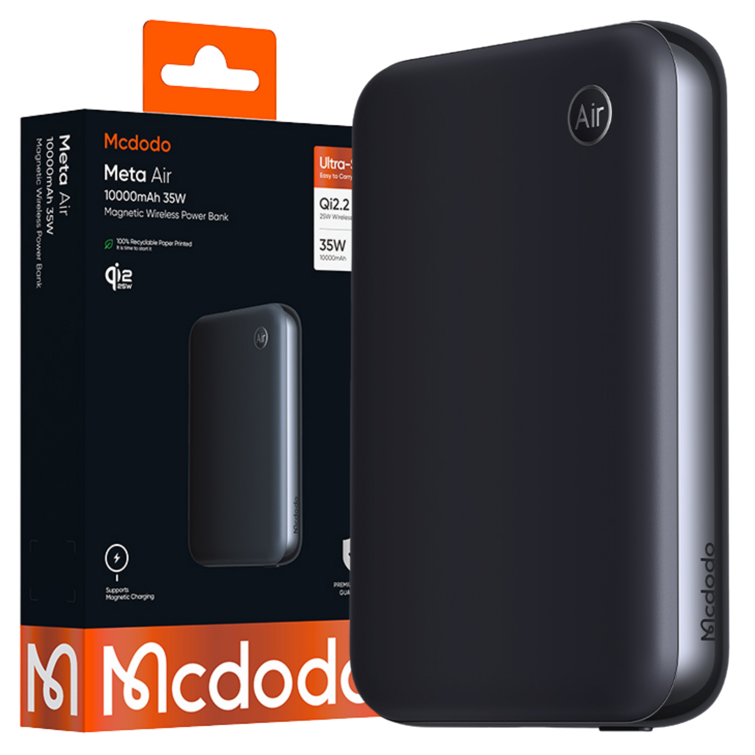 Mcdodo Powerbanka Magsafe 10000MAH Pre Telefón Rýchle Nabíjanie Usb-c Kábel