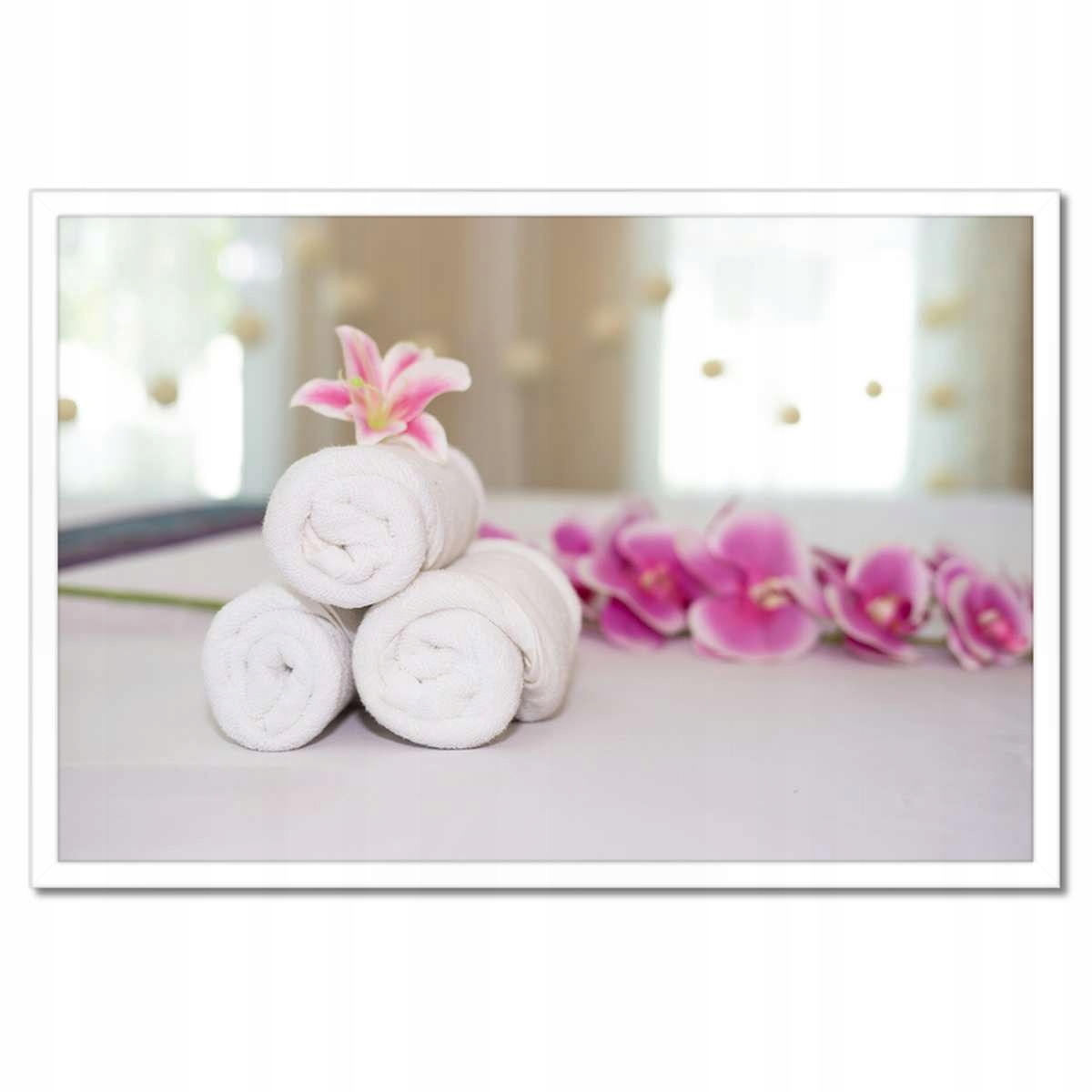 Plakáty v rámu 60x40 Spa Wellness Orchidej