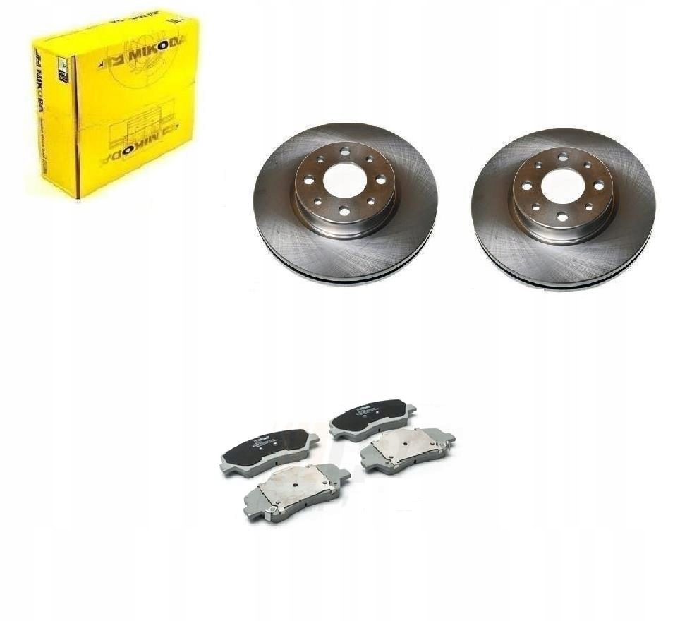 Kotouče Kostky Accent IV Rio III 2010- Hyundai I20 II Active 2014- Přední Sada