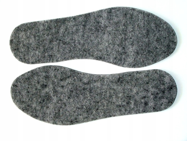 Wkładki do Butów Filcowe Filc Grube Zima Nowe 46