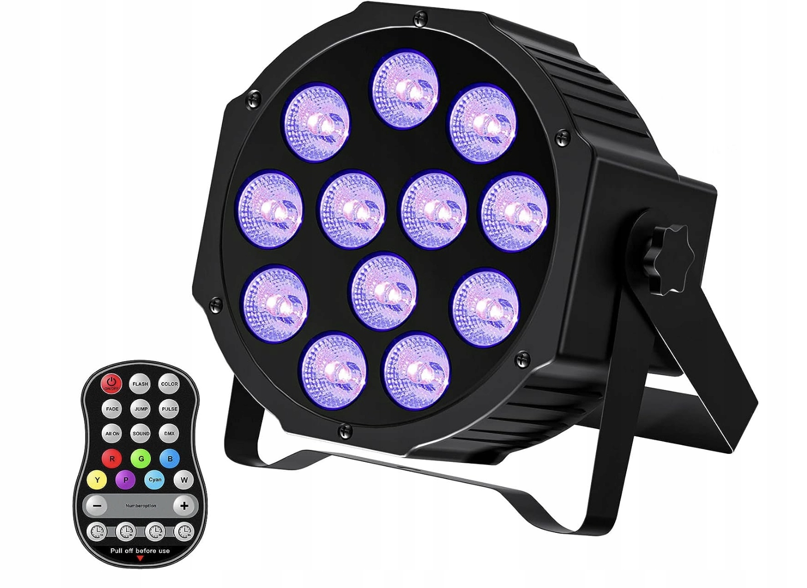 Led scénická lampa ZonQoonz na akumulátor dálkové ovládání