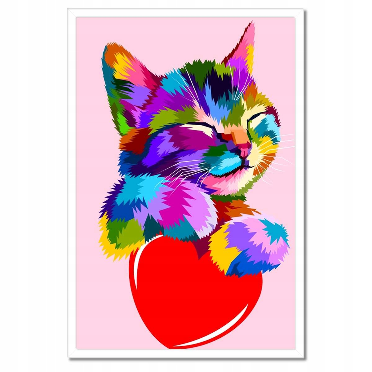 Plakáty v rámu 40x60 Kočka Kotě Kočky Kočka