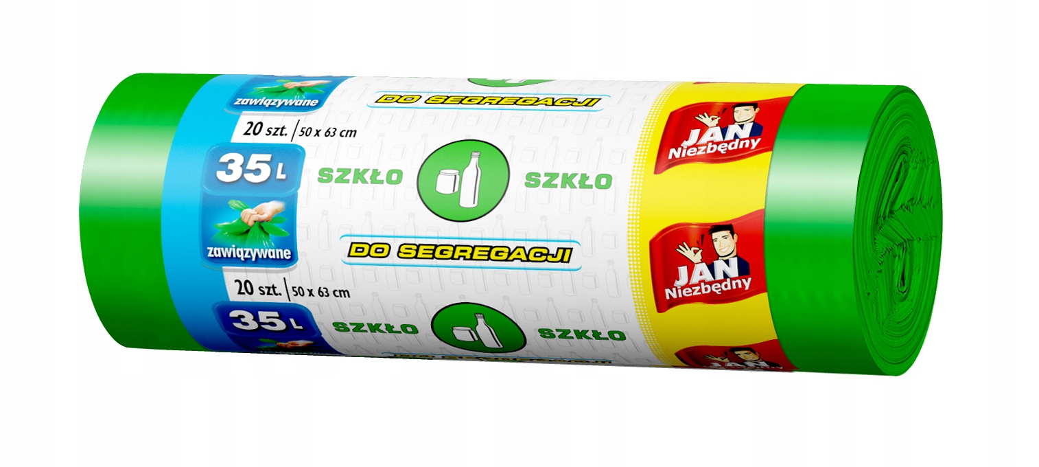 

Jan Niezbędny worki do segregacji Zielone 35L