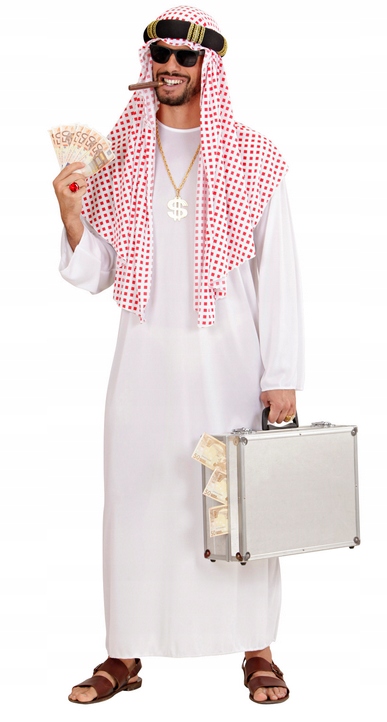 Kostým Sheik Szejk Arabský Princ Arab Bal XL 8905S Widmann