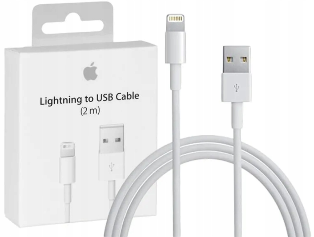 ŁADOWARKA KABEL LIGHTNING USB DO APPLE IPHONE 2M