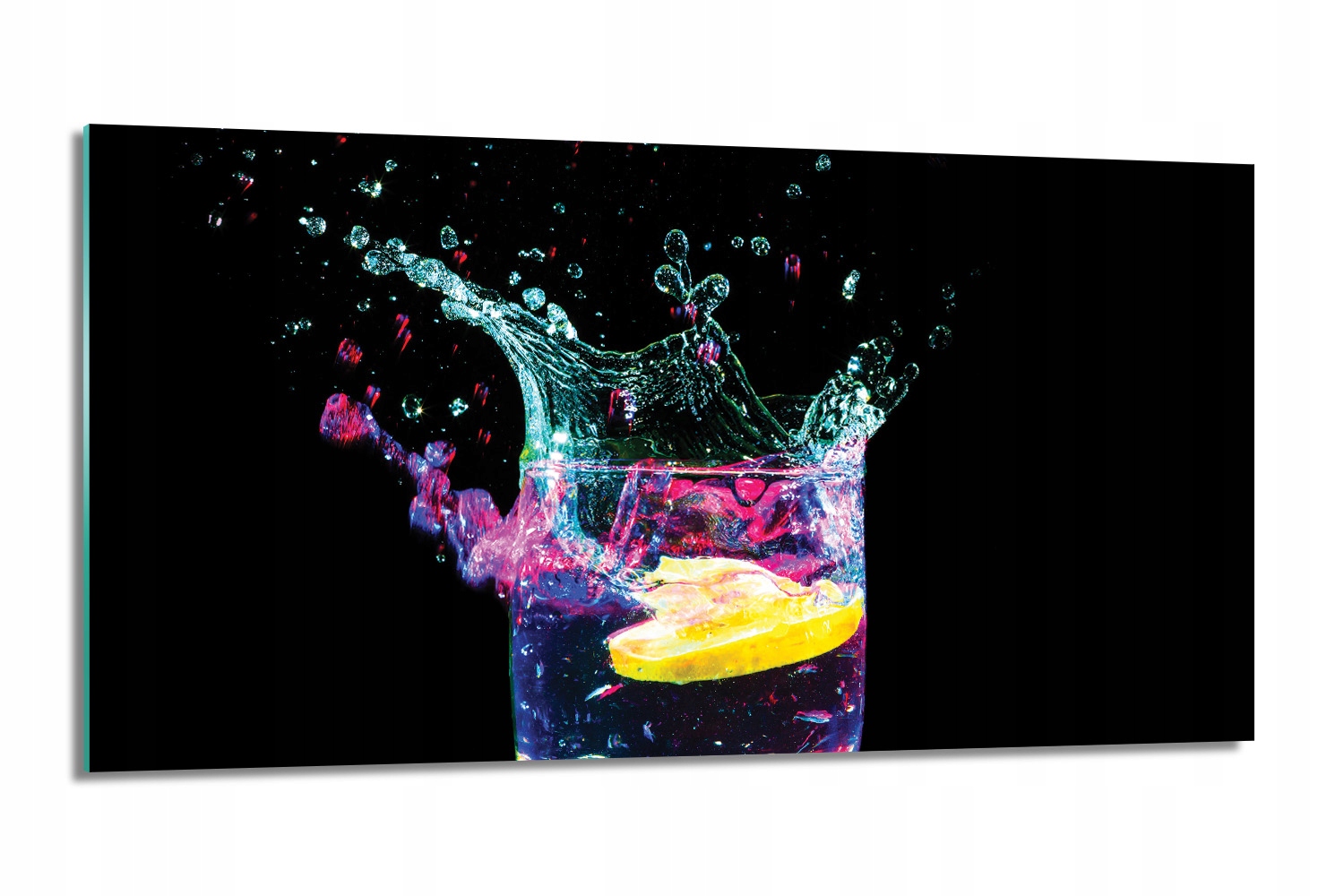 kuchynský panel drink ploštica citrón 100x50 lacobel