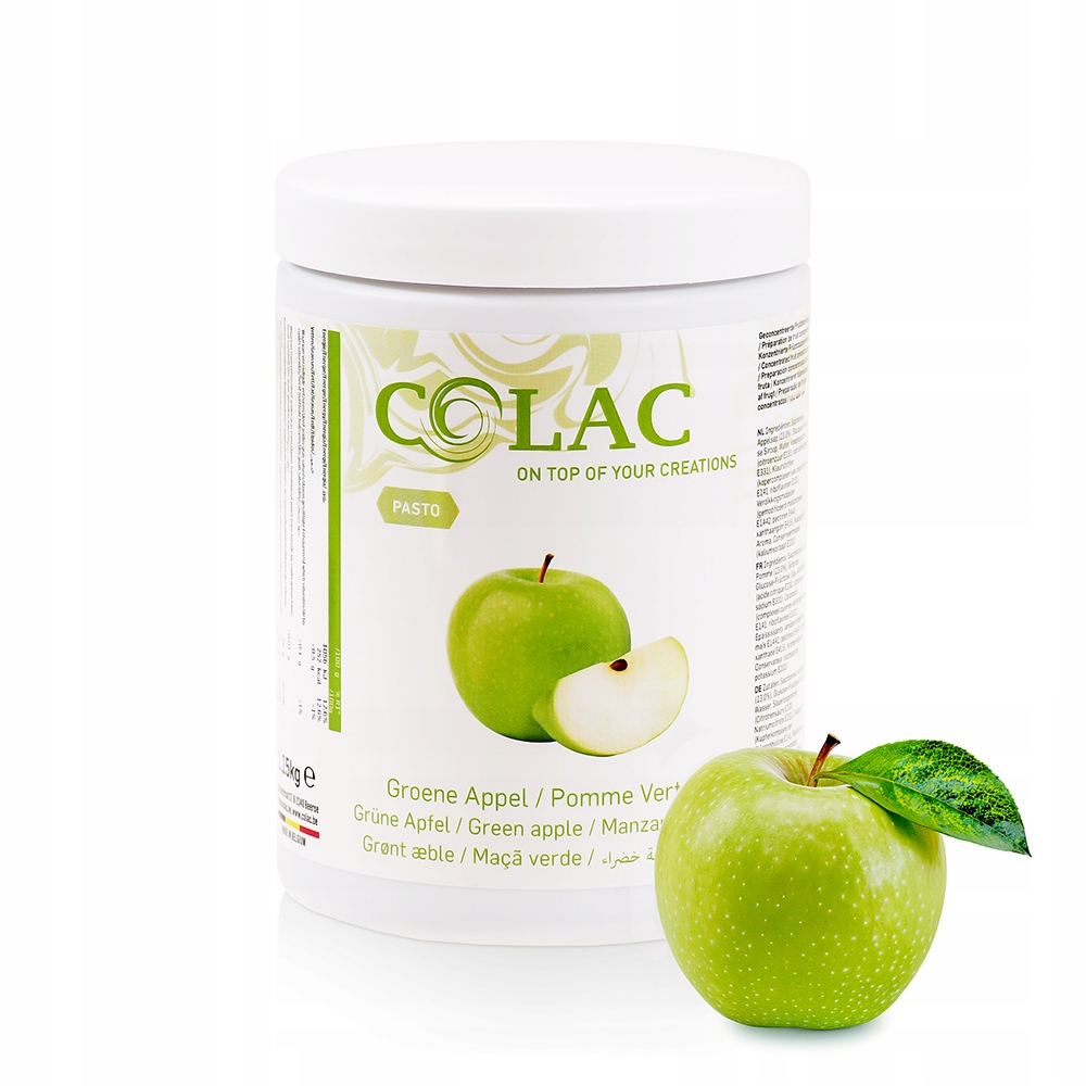Levně Zelené jablko – pasta na zmrzlinu a dezerty – 1,15 kg