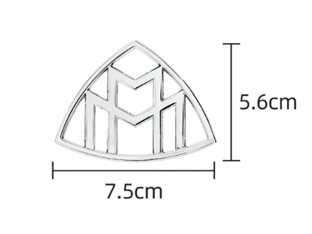 KOMPLET EMBLEMATY NAKLEJKI KLAPY TYŁ BŁOTNIK DO Maybach GLS S500 Marka Inna