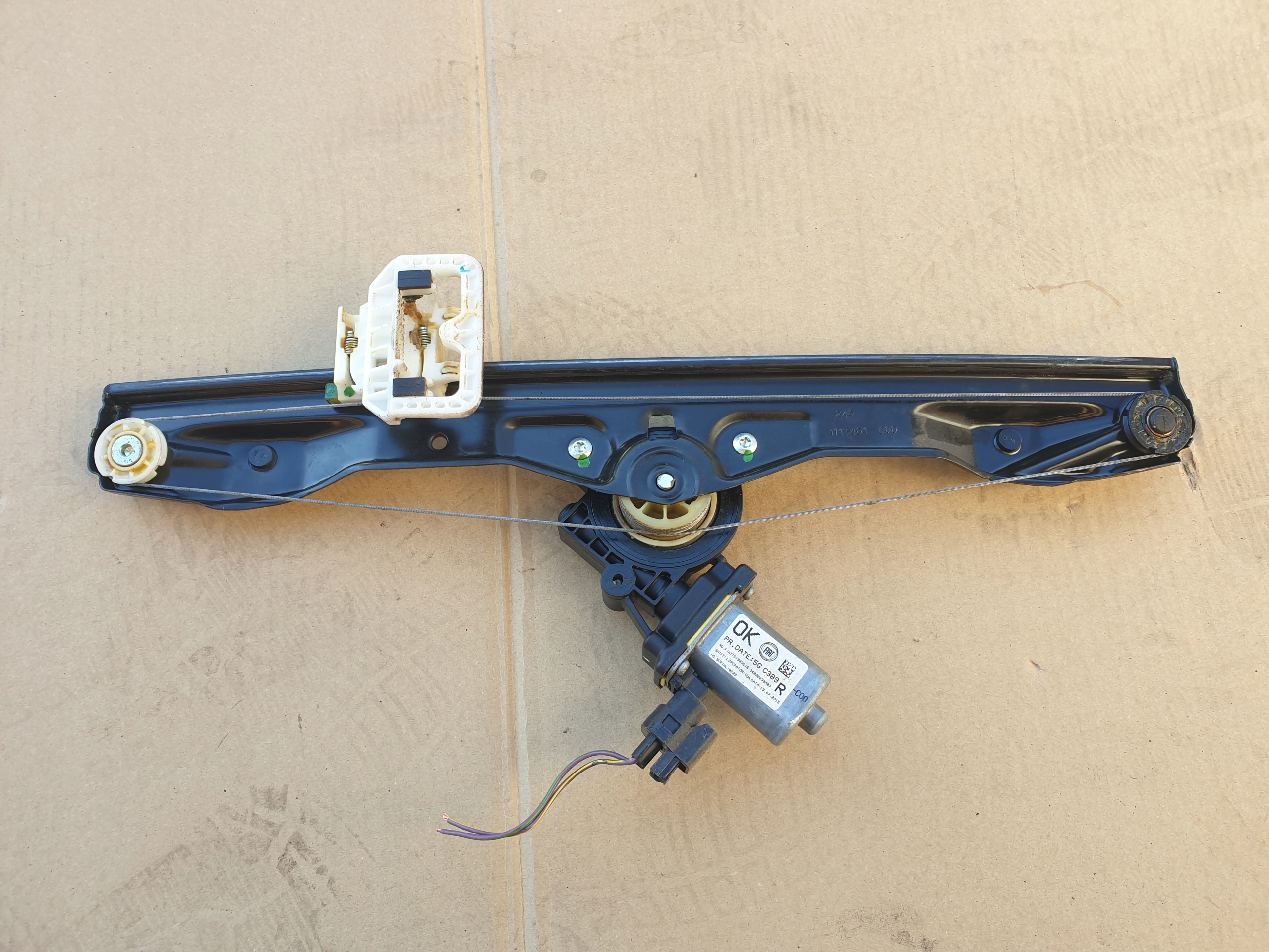 window regulator right front FIAT PANDA III 3 2012- 51983616