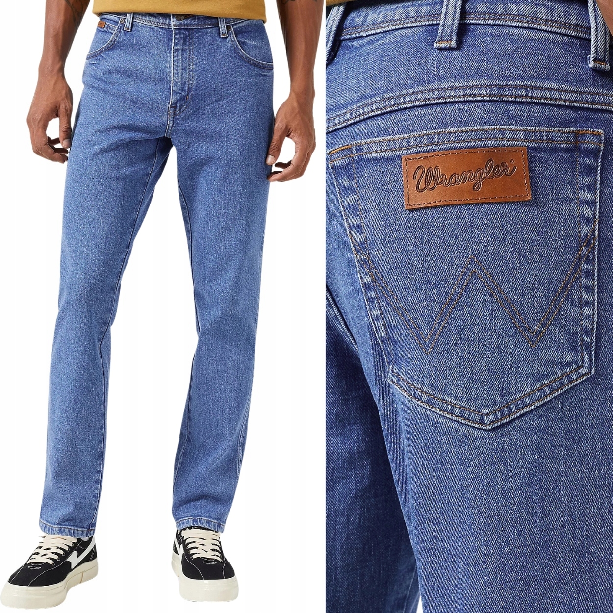 Wrangler Texas Slim Barn Džins lehce přiléhavé džínové kalhoty W32 L32